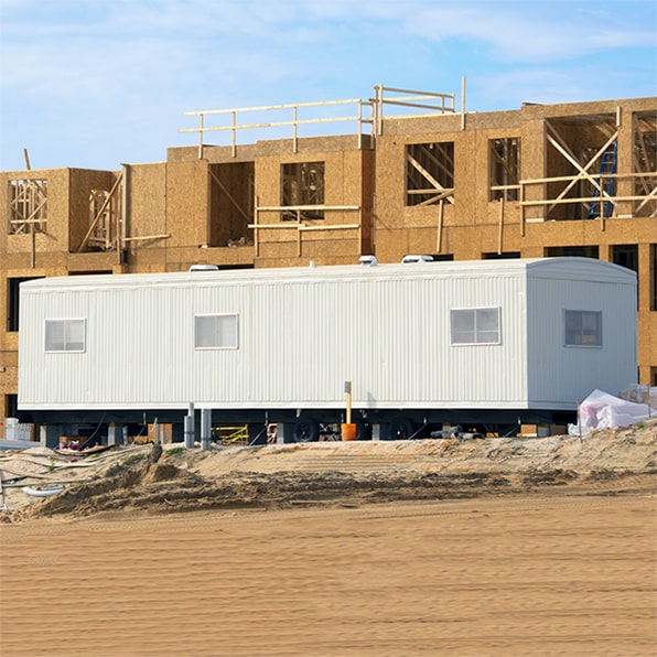 construction trailers can be equipped with additional security features such as locks and alarms for added protection